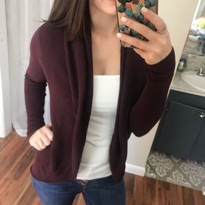 Express Wine Color Cardigan! 🍷🍂